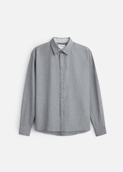 Áo Sơ Mi Tay Dài EasyCare™ Oxford Thoáng Mát Ít Nhăn The No Style 266 Màu Xám Đậm 92 Dáng Vừa Vặn F3