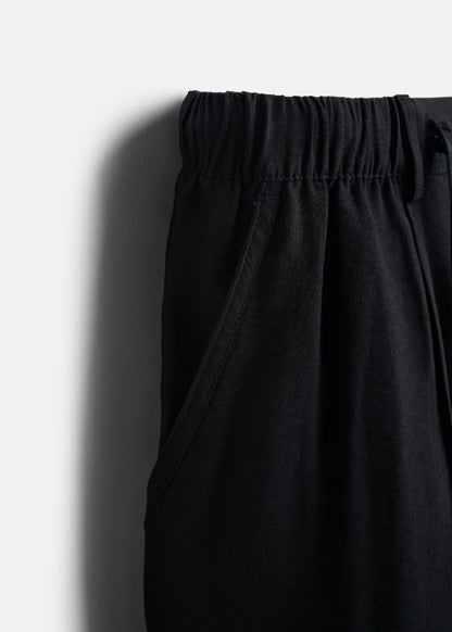 Quần Easy Pant Loose Fit AirDry™ Vải Dệt Xước Thoáng Da Lưng Thun Co Giãn The No Style 279 Màu Đen 99 Dáng Rộng Rãi F4