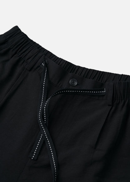 Quần Easy Pant Loose Fit AirDry™ Vải Dệt Xước Thoáng Da Lưng Thun Co Giãn The No Style 279 Màu Đen 99 Dáng Rộng Rãi F4