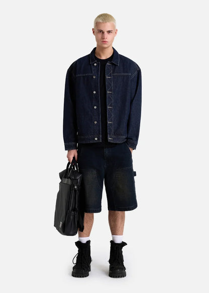 Áo Khoác Jean DurableTex™ Siêu Bền The Original 001 Xanh Dương Đậm