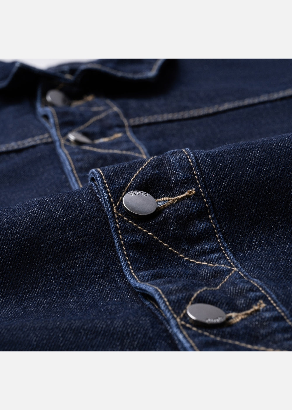 Áo khoác Jean Bền Đứng Phom The Original 001 Xanh Đậm