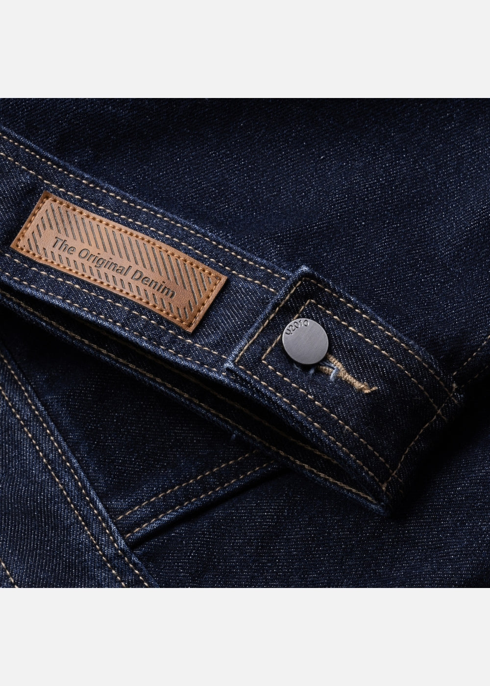 Áo khoác Jean Bền Đứng Phom The Original 001 Xanh Đậm