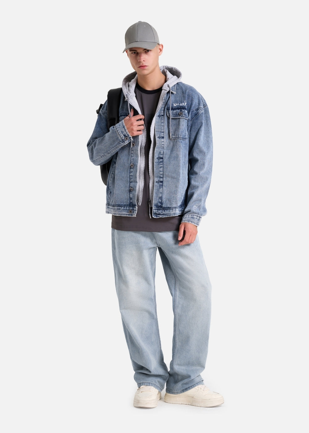 Quần Jeans Loose Bền Bỉ The Original 038 Xám