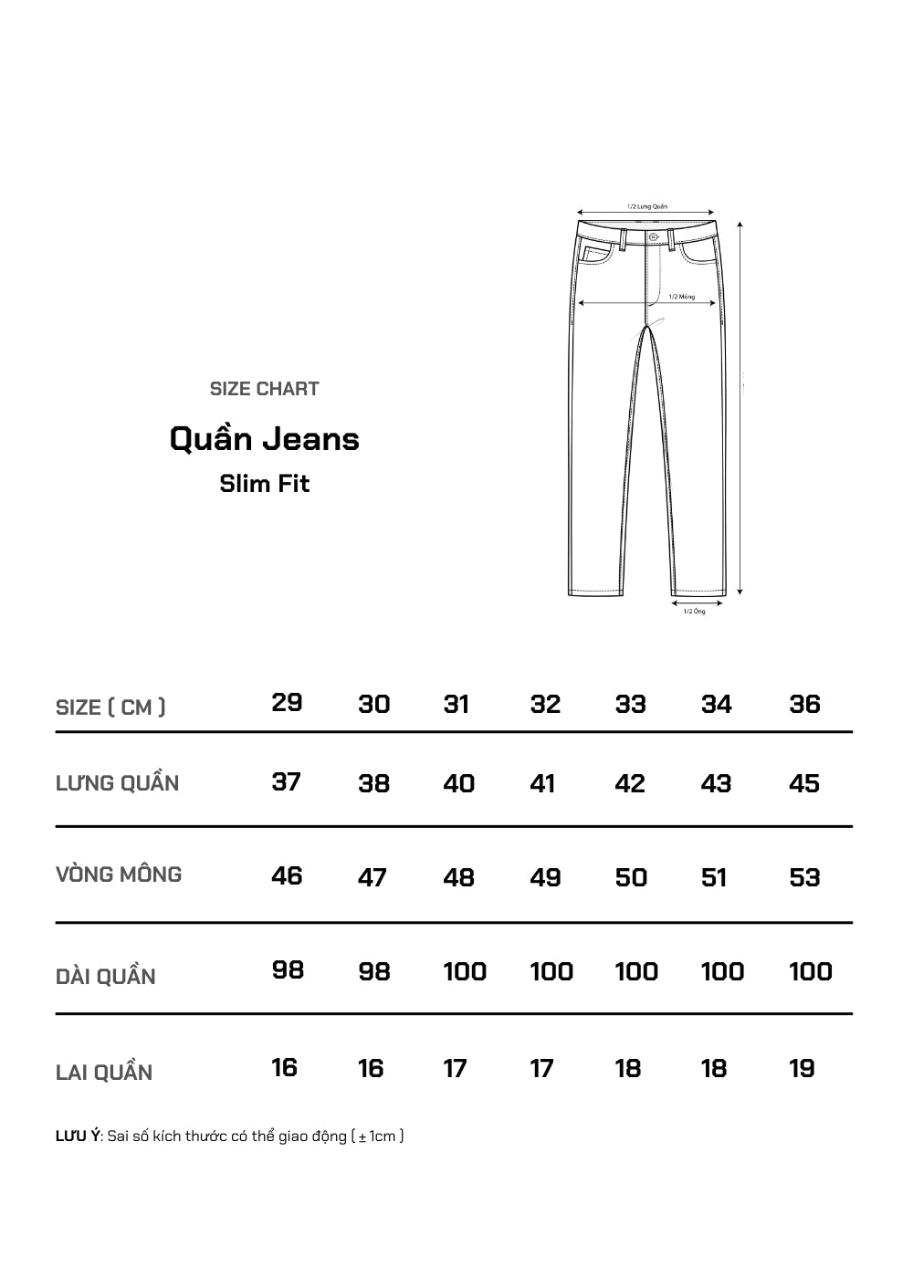 Quần Jeans Slimfit Coolmax® Thoáng Mát The Original 007 Xanh Dương Nhạt