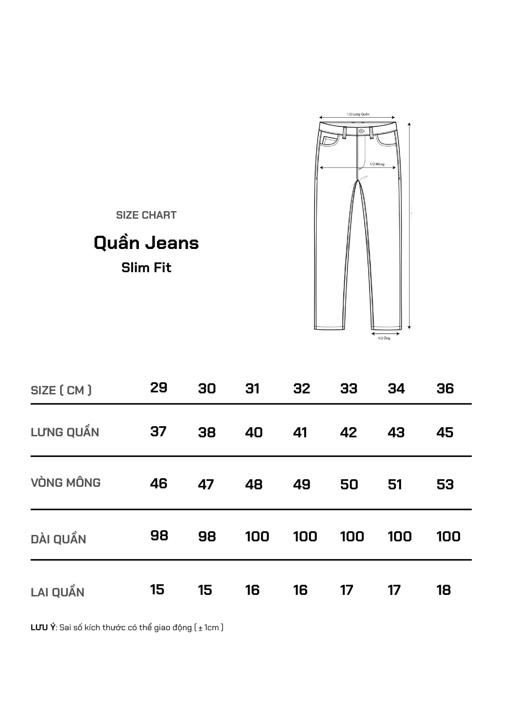Quần Jeans Slimfit Co Giãn The Original 028 Xanh Dương Nhạt