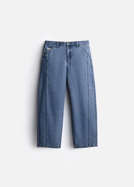 Quần Jeans Baggy Ống Cong 3D Giải Phóng Đôi Chân DurableTex™ The Original 053 Màu Xanh Jean 87 Dáng Siêu Rộng F5