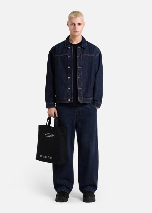 Quần Jeans Baggy Ống Cong 3D Giải Phóng Đôi Chân DurableTex™ The Original 053 Màu Xanh Jean 89 Dáng Siêu Rộng F5