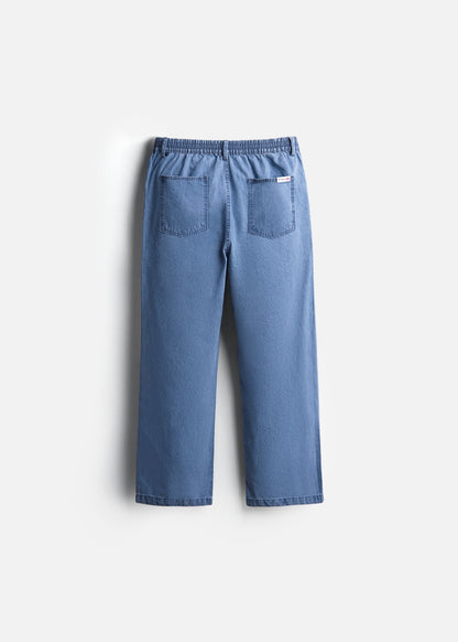 Quần Jeans Lưng Thun DurableTex™  The Original 054 Màu Xanh Jean 88 Dáng Rộng Rãi F4