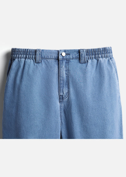 Quần Jeans Lưng Thun DurableTex™  The Original 054 Màu Xanh Jean 88 Dáng Rộng Rãi F4