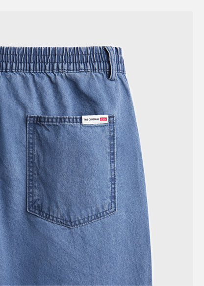 Quần Jeans Lưng Thun DurableTex™  The Original 054 Màu Xanh Jean 88 Dáng Rộng Rãi F4