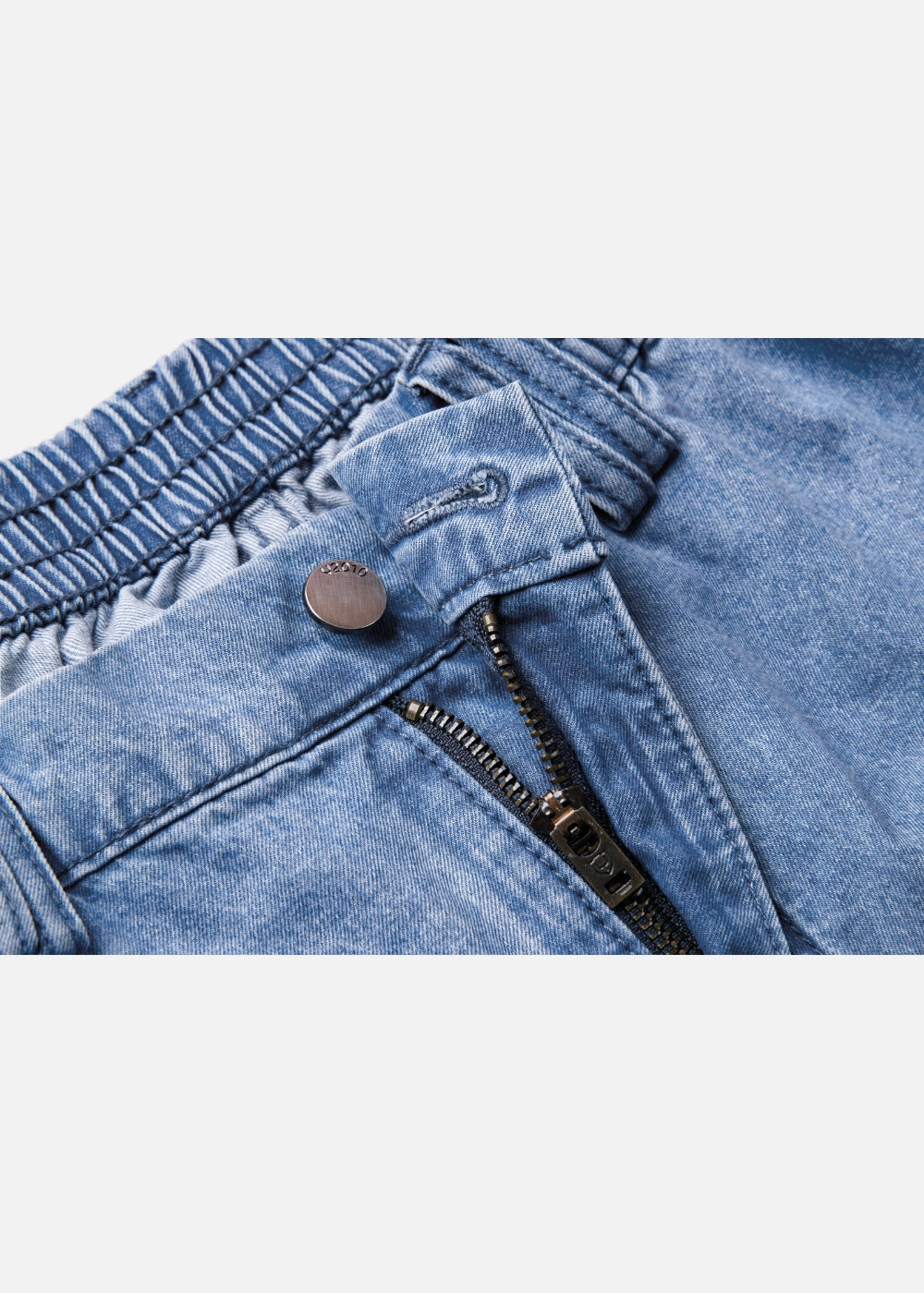 Quần Jeans Lưng Thun DurableTex™  The Original 054 Màu Xanh Jean 88 Dáng Rộng Rãi F4