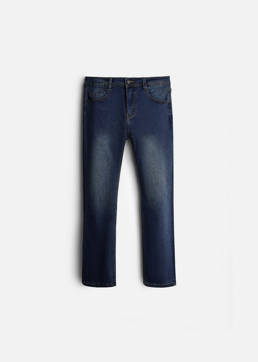 Quần Jeans FlexFit™ Mềm Mại Giữ Dáng Chuẩn Hạn Chế Nếp Nhăn The Original 056 Màu Xanh Dương Dáng Vừa Vặn F3