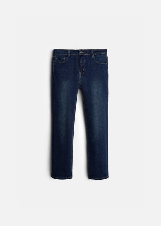 Quần Jeans CloudTouch™ Mặt Vải Êm Ái Giữ Phom Đứng Dáng The Original 057 Màu Xanh Dương Đậm Dáng Vừa Vặn F3