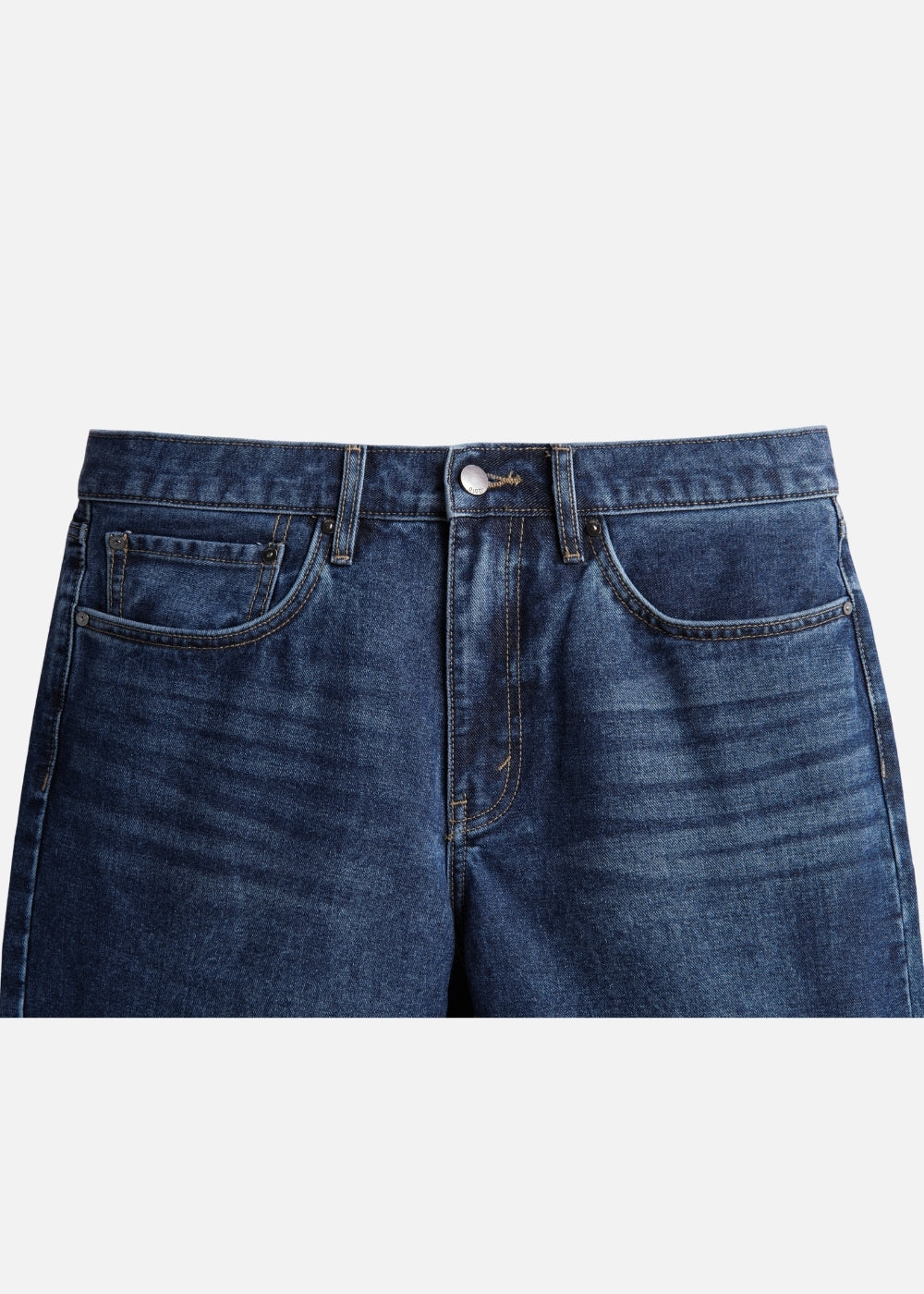 Quần Short Jeans DurableTex™ Mềm Lưng Cong Chống Hở The Original 059 Màu Xanh Jean 88 Dáng Vừa Vặn F3
