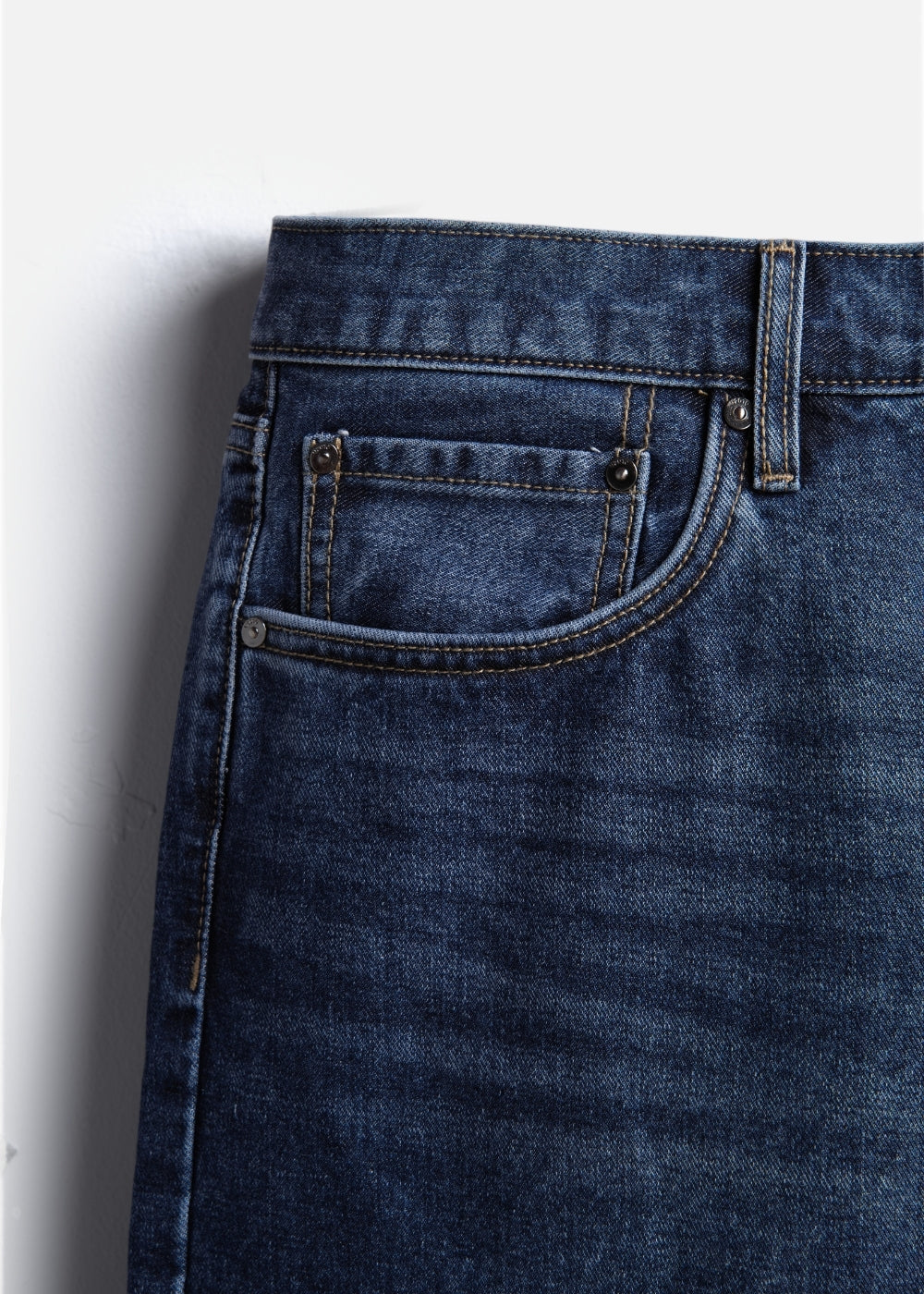 Quần Short Jeans DurableTex™ Mềm Lưng Cong Chống Hở The Original 059 Màu Xanh Jean 88 Dáng Vừa Vặn F3