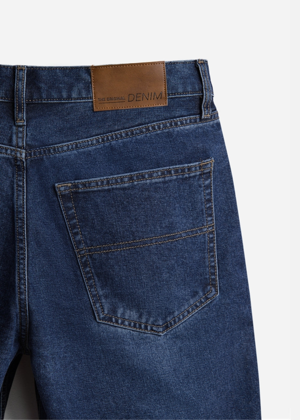 Quần Short Jeans DurableTex™ Mềm Lưng Cong Chống Hở The Original 059 Màu Xanh Jean 88 Dáng Vừa Vặn F3