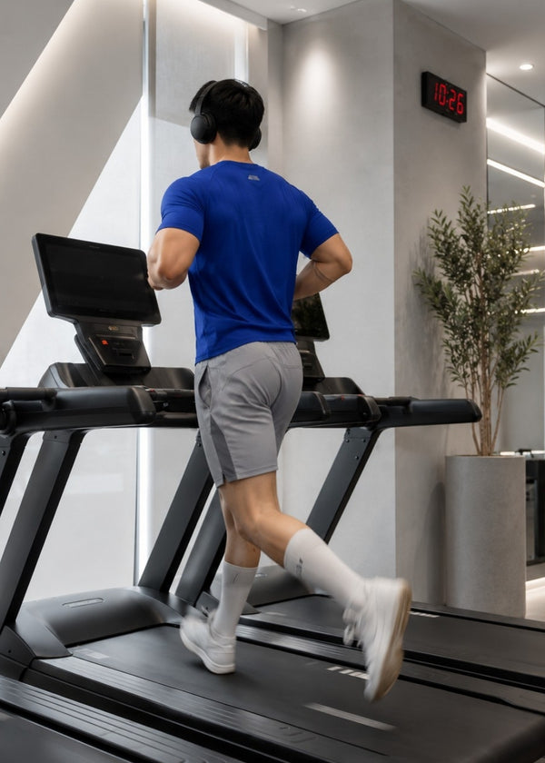 Quần Đùi Thể Thao 7 Inch FlexFit™ Vải 2 Da Siêu Mềm Mại ,Rã Đáy Thông Minh, Đai Vắt Khăn Tiện Lợi The Trainer 015 Màu Xám Đậm Dáng Rộng Rãi F4