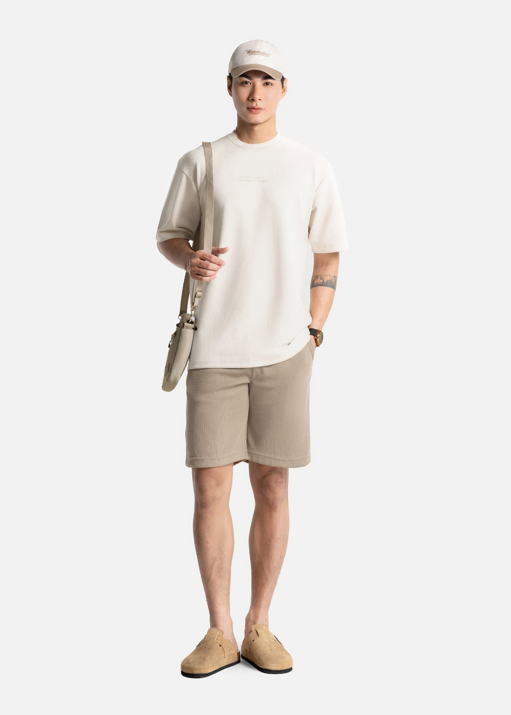 Áo Thun Suede Mềm Mịn The Weekend 002 Be