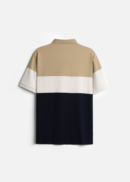 Áo Polo Pique Mềm Mịn Thoáng Khí The Weekend 003 Vàng Xanh Dương