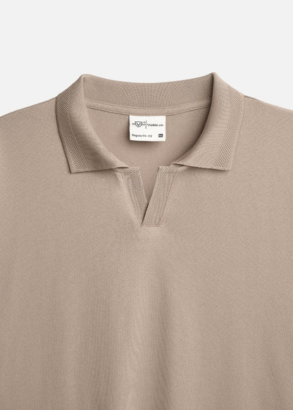 Áo Polo Co Giãn Thoáng Khí The Weekend 007 Nâu Nhạt