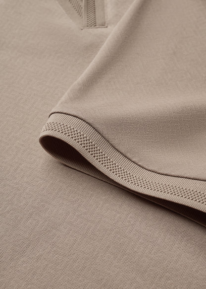 Áo Polo Co Giãn Thoáng Khí The Weekend 007 Nâu Nhạt