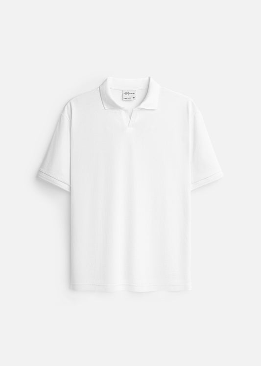 Áo Polo Co Giãn Thoáng Khí The Weekend 007 Trắng