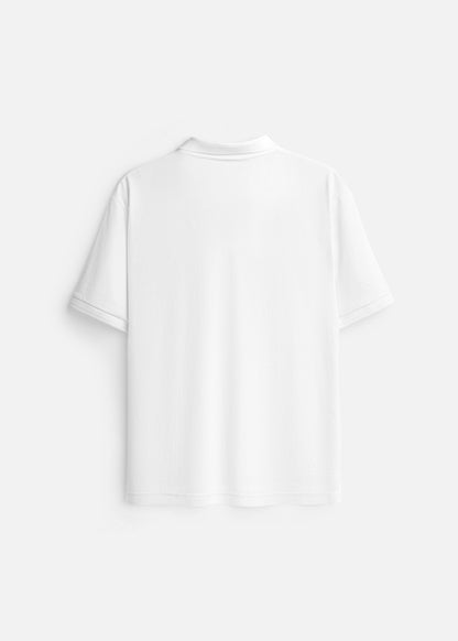 Áo Polo Co Giãn Thoáng Khí The Weekend 007 Trắng