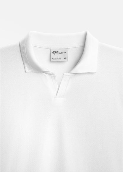 Áo Polo Co Giãn Thoáng Khí The Weekend 007 Trắng