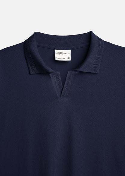 Áo Polo Co Giãn Thoáng Khí The Weekend 007 Xanh Dương Đậm