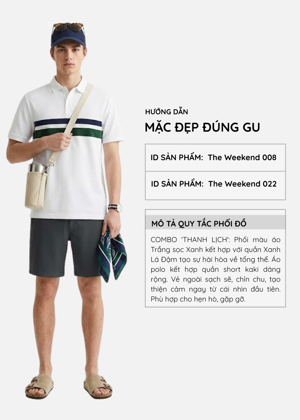 Quần short Kaki Túi Khóa Kéo The Weekend 022 Xanh Lá Đậm