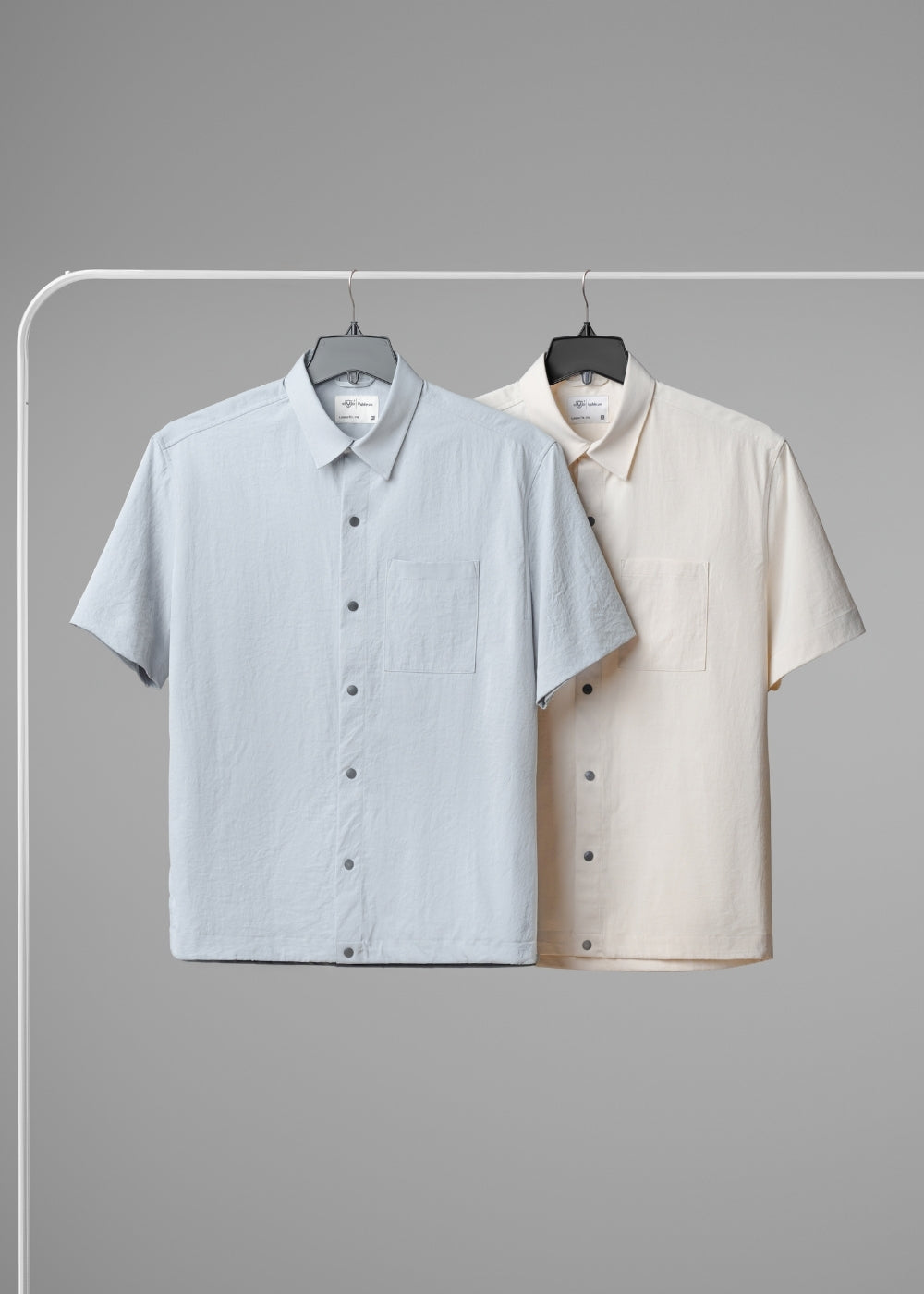 Áo Sơ Mi Tay Ngắn Bền Mềm Mịn The Weekend 010 Xám Nhạt