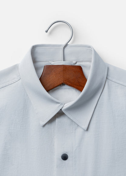 Áo Sơ Mi Tay Ngắn Bền Mềm Mịn The Weekend 010 Xám Nhạt