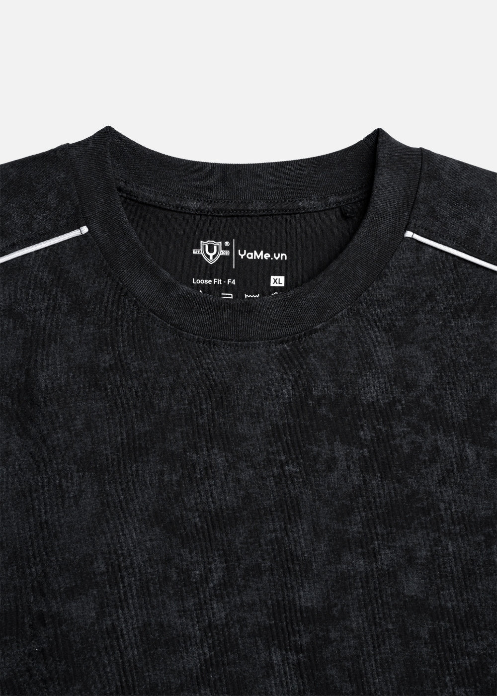 Áo Thun Thoáng Mát Vải Hiệu Ứng Loang The Weekend 027 Đen