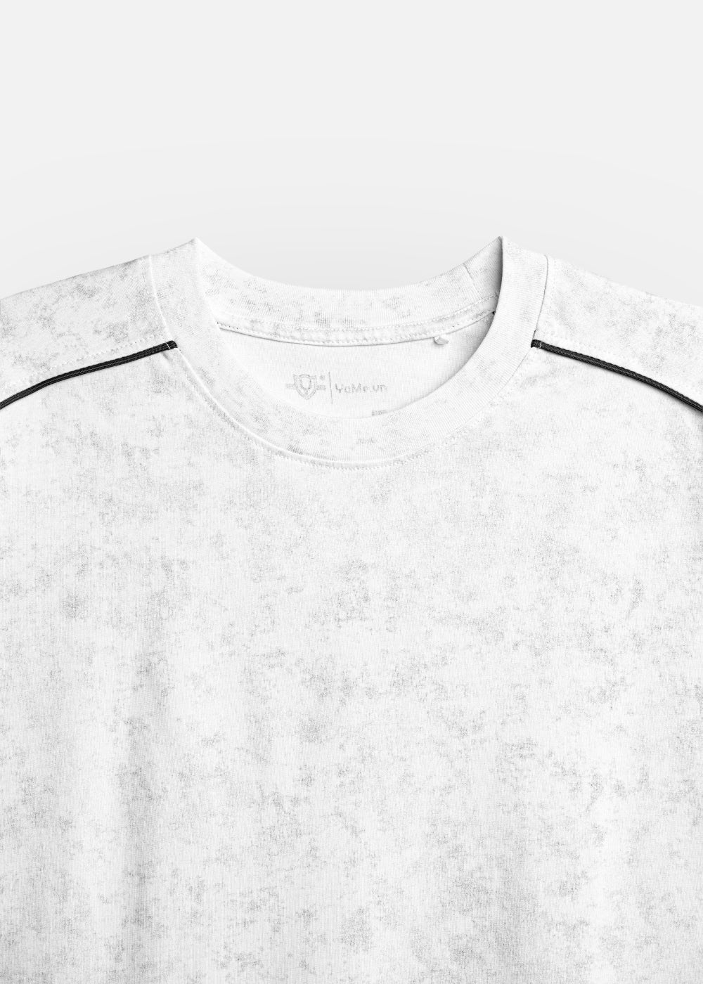 Áo Thun Thoáng Mát Vải Hiệu Ứng Loang The Weekend 027 Trắng