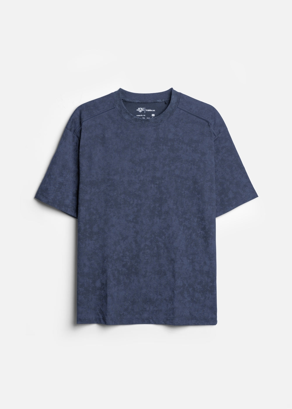 Áo Thun Thoáng Mát Vải Hiệu Ứng Loang The Weekend 027 Xanh Dương Đậm