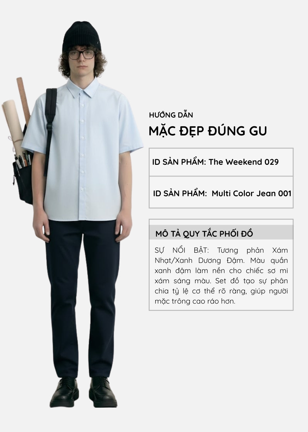 Quần Jeans Regular Fit Mềm Co Giãn Multi Color Jean 001 Xanh Dương Đậm