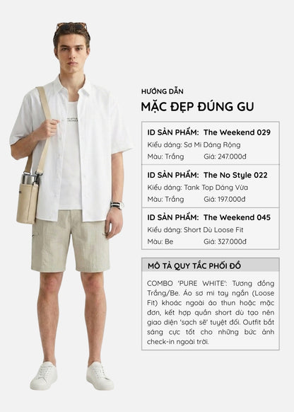 Quần Short Dù Siêu Nhẹ Trượt Nước The Weekend 045 Be