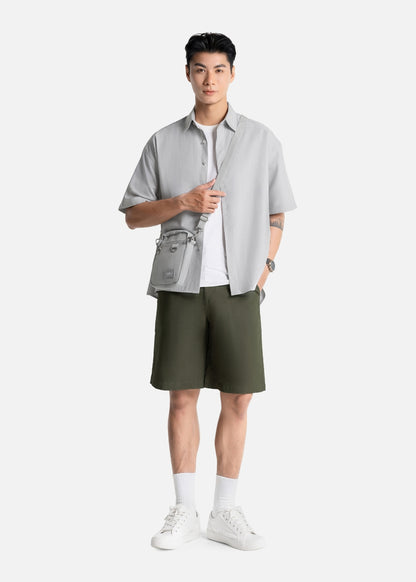 Áo Sơ Mi Tay Ngắn Thoáng Khí Ít Nhăn The Weekend 029 Xám