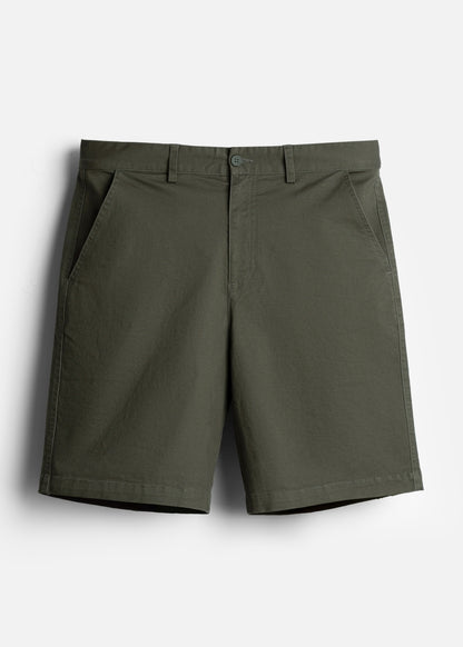 Quần Short Kaki Bền Co Giãn The Weekend 030 Xanh Lá Đậm