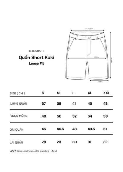Quần Short Kaki Bền Co Giãn The Weekend 030 Xanh Lá Đậm