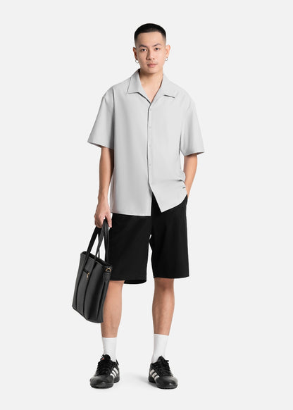 Áo Sơ Mi Tay Ngắn Nhẹ Bền The Weekend 031 Xám Nhạt