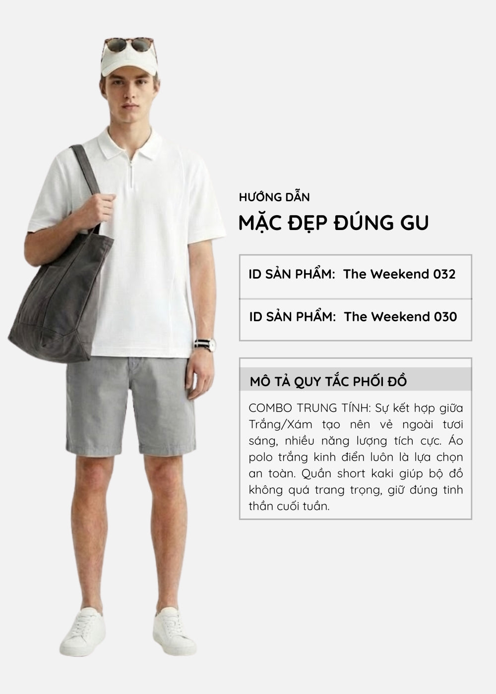 Áo Thun Polo Mesh Jacquard Thoáng Khí The Weekend 032 Trắng