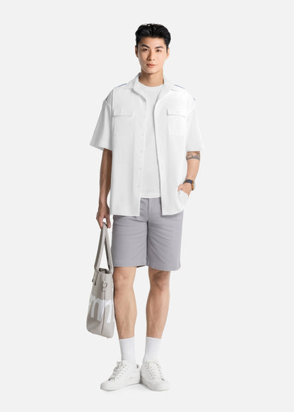 Áo Sơ Mi Tay Ngắn Nhẹ Thoáng Mát The Weekend 036 Trắng