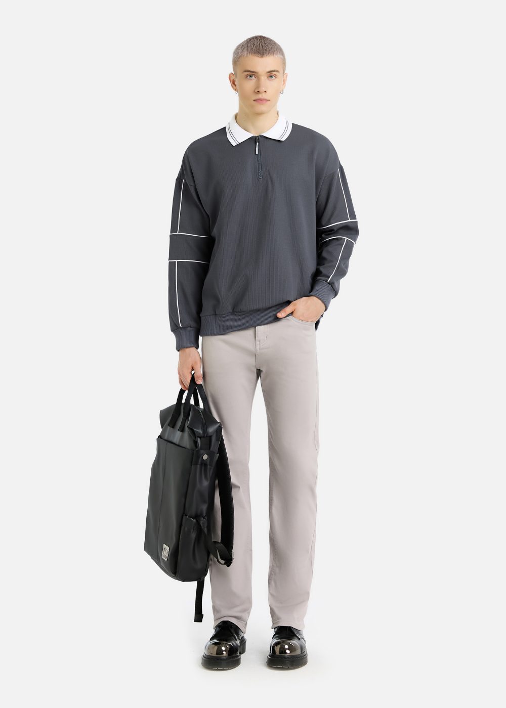 Quần Jeans Regular Fit Mềm Co Giãn Multi Color Jean 001 Xám Nhạt