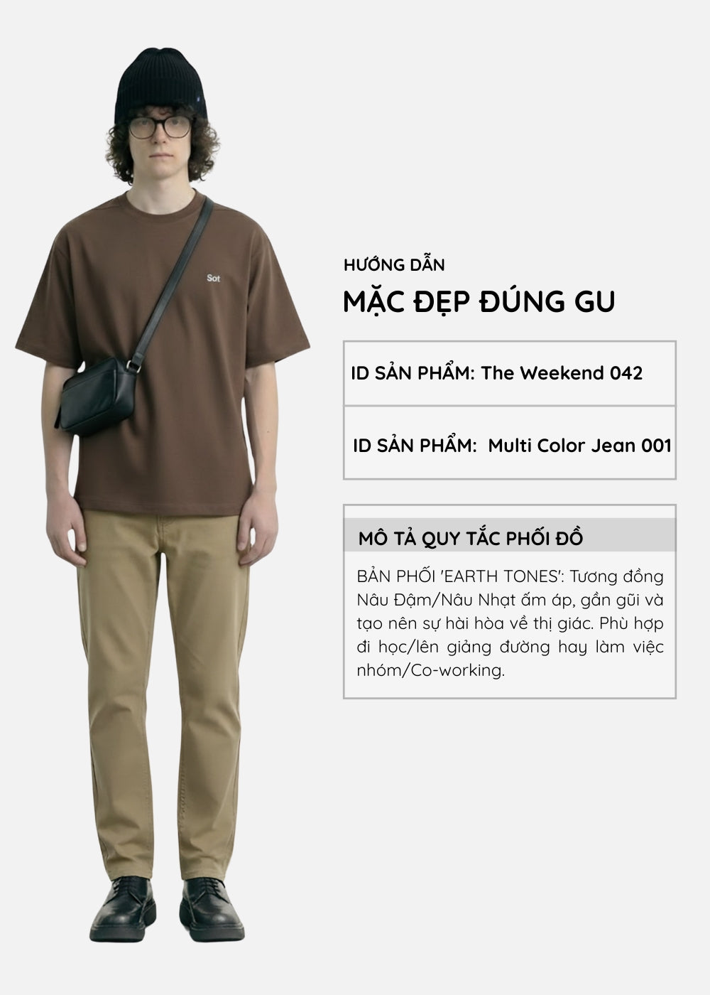 Quần Jeans Regular Fit Mềm Co Giãn Multi Color Jean 001 Nâu Nhạt