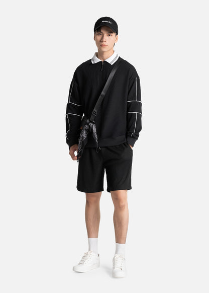 Áo Thun Tay Dài Cotna Thoáng Mát The Weekend 042 Đen