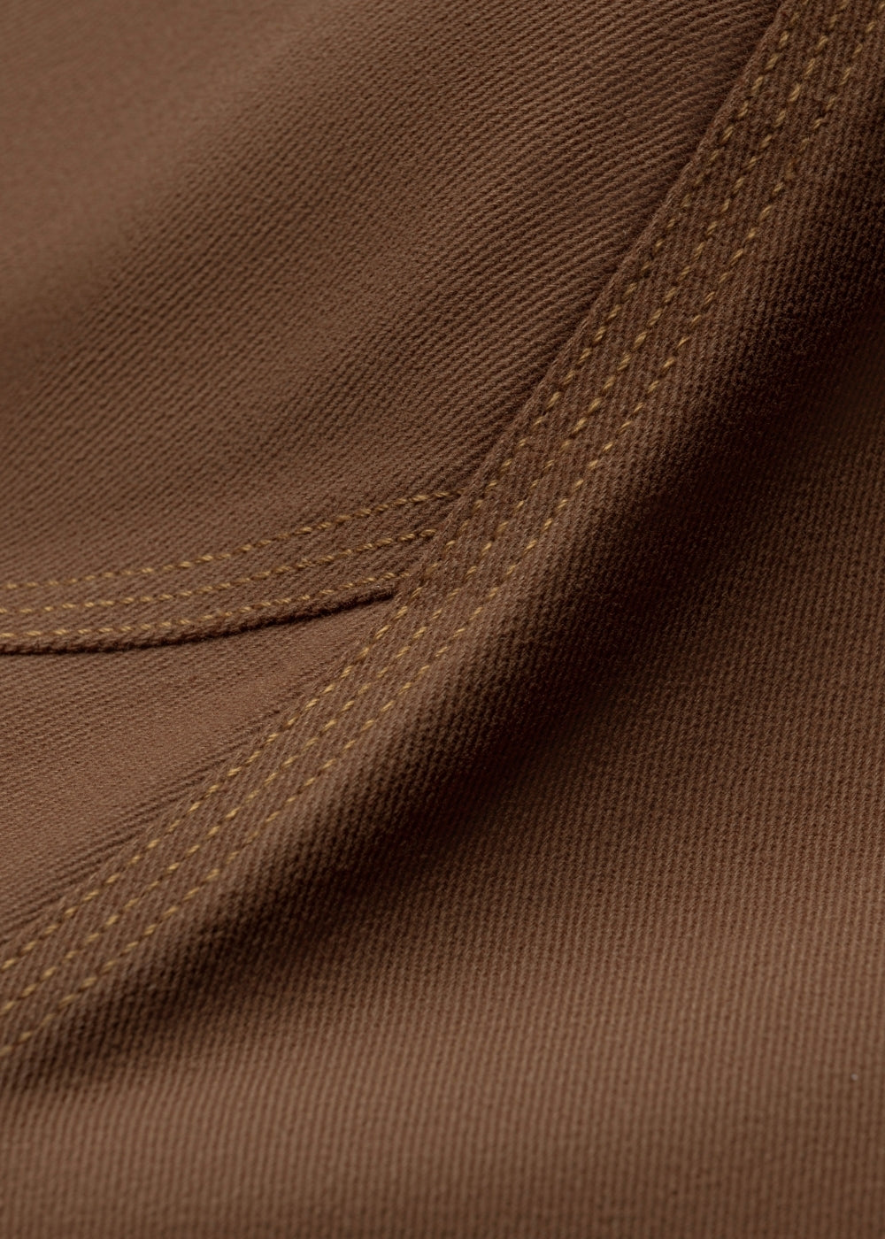 Áo Khoác Kaki Retro Bền Đứng Phom The Worker 001 Nâu Đậm