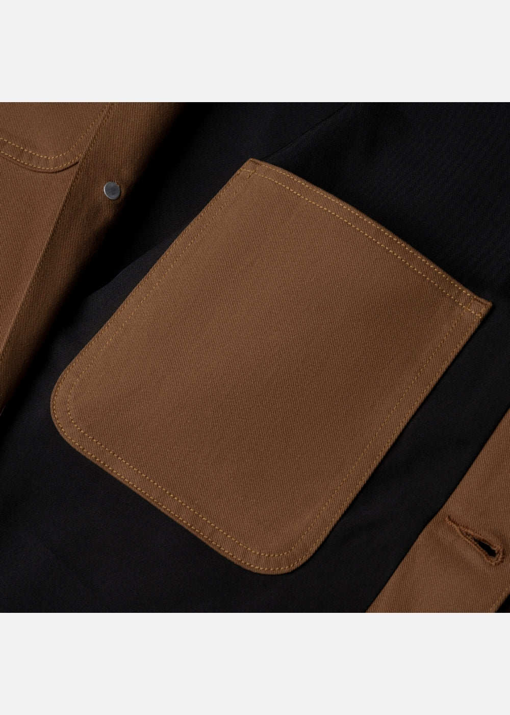 Áo Khoác Kaki Retro Bền Đứng Phom The Worker 001 Nâu Đậm