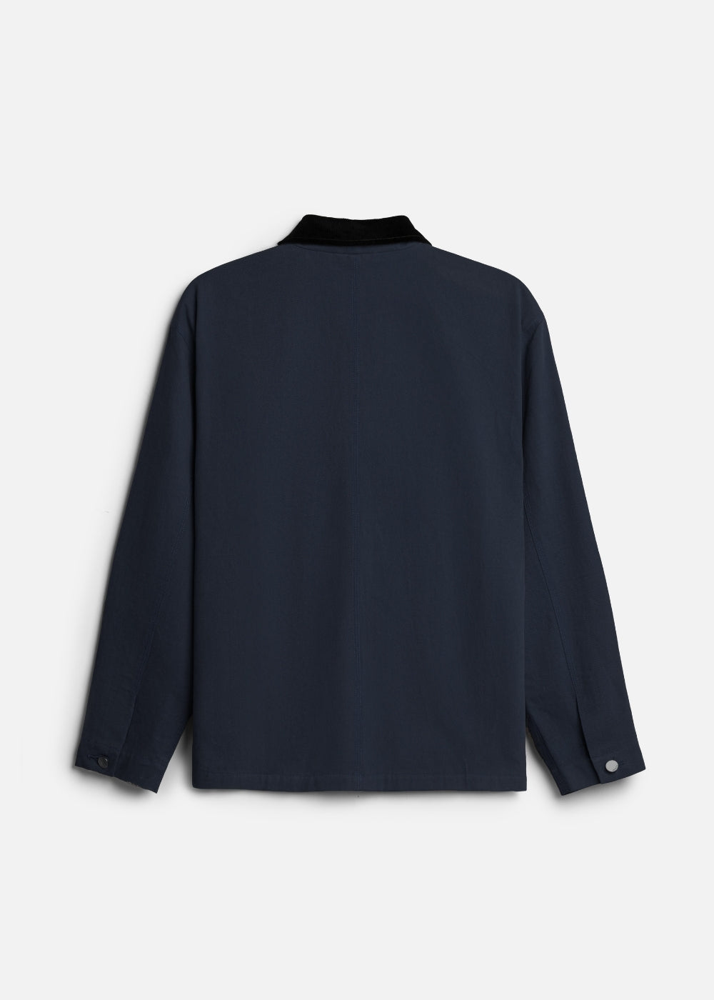 Áo Khoác Kaki Retro Bền Đứng Phom The Worker 001 Xanh Dương Đậm