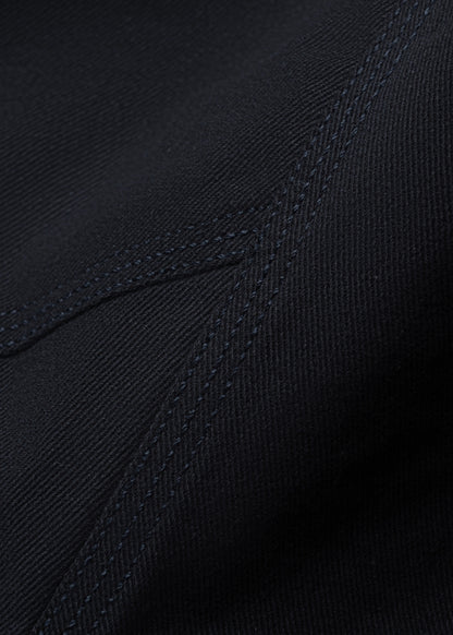 Áo Khoác Kaki Retro Bền Đứng Phom The Worker 001 Xanh Dương Đậm